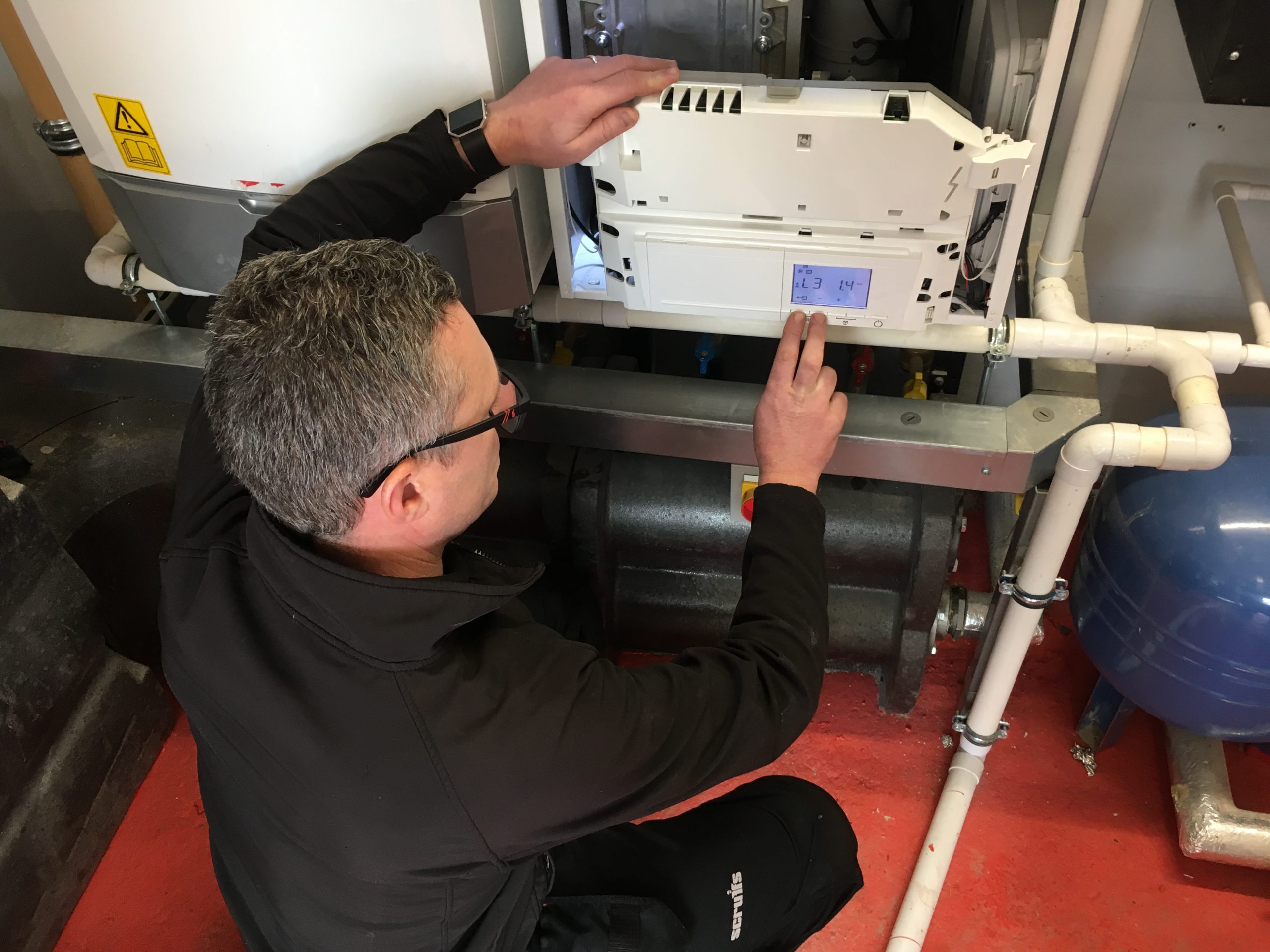Gas boiler inspection